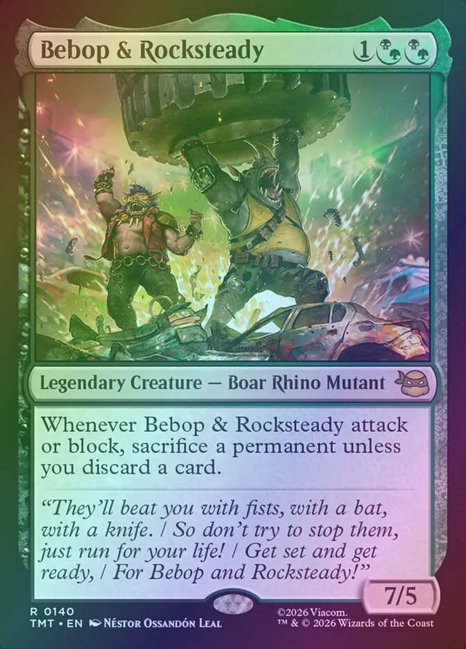 Bebop & Rocksteady (TMT) (140) / Foil
