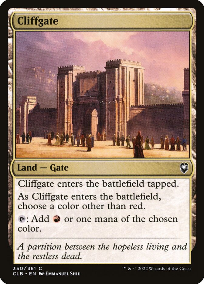 Cliffgate (CLB) (350)