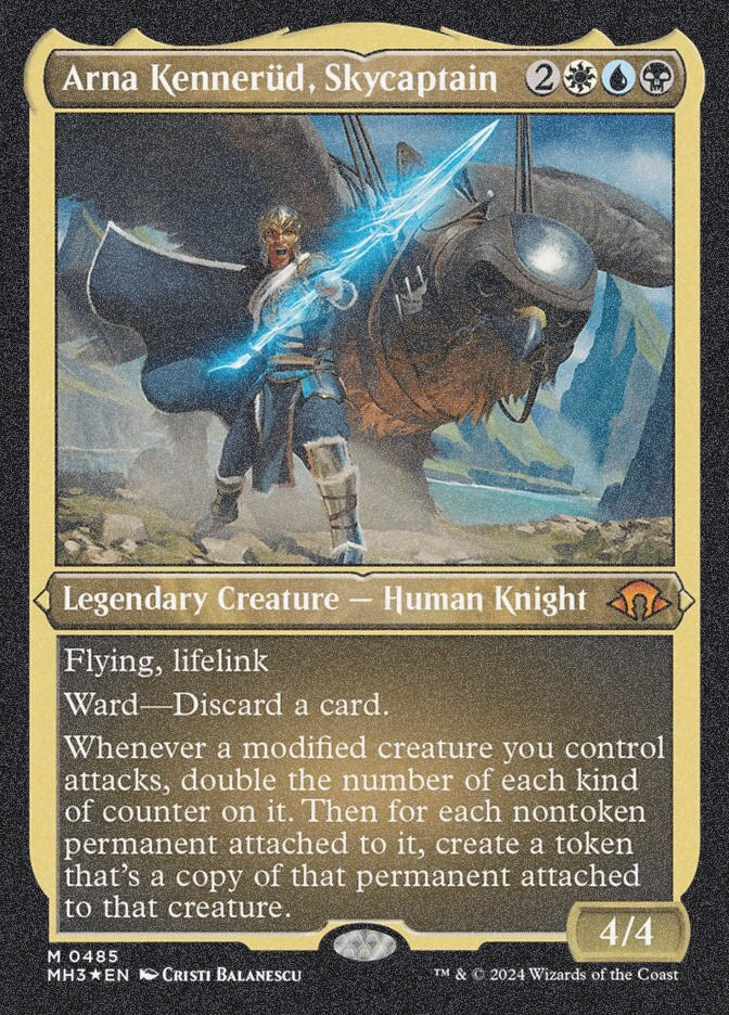 Arna Kennerüd, Skycaptain (MH3) (485) / Foil Etched