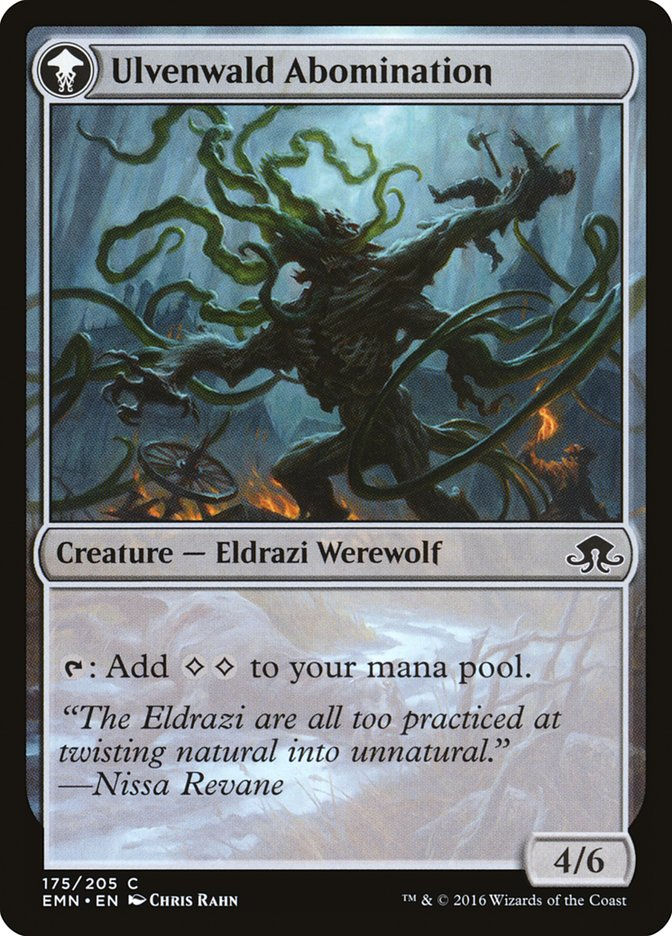 Ulvenwald Captive // Ulvenwald Abomination (EMN) (175) — cara 2 de 2