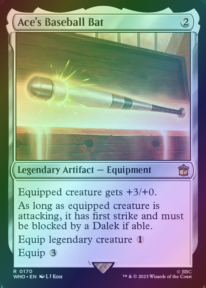 Ace's Baseball Bat (WHO) (170) / Foil