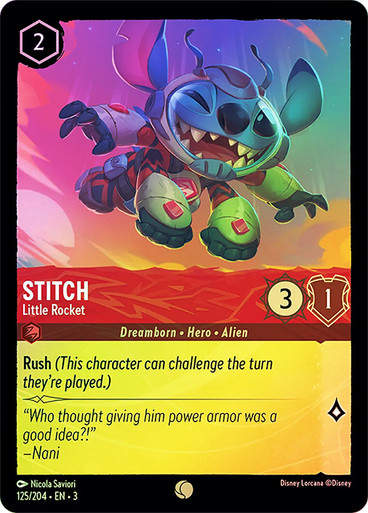 Stitch - Little Rocket (LOR_ITI) / Foil