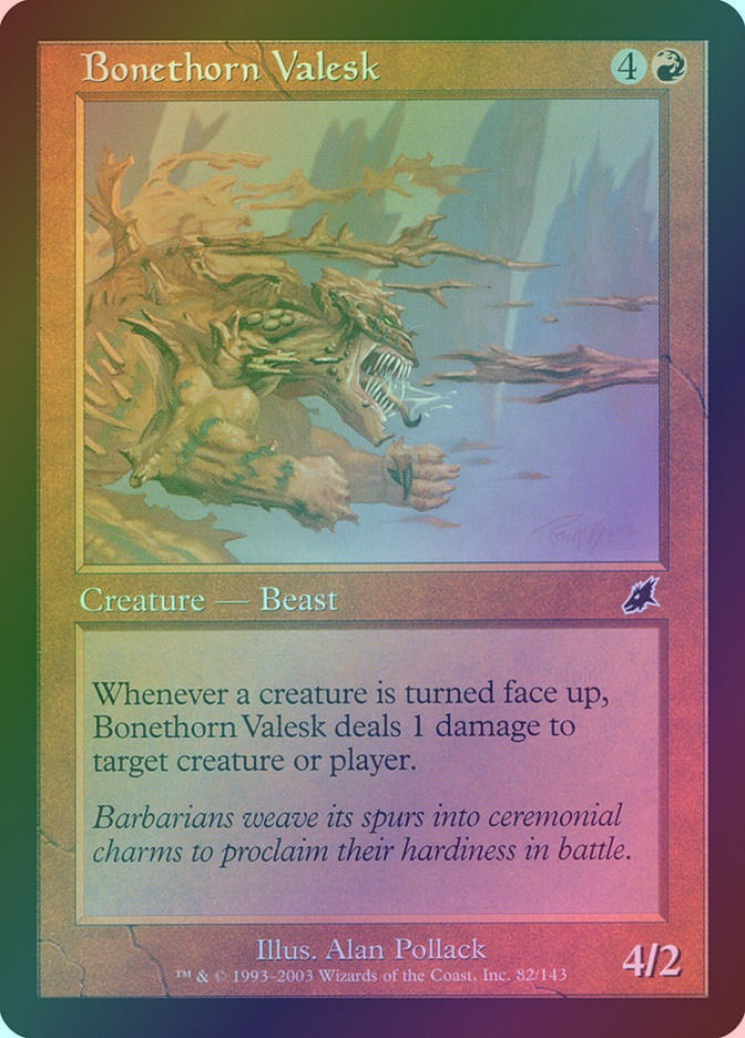 Bonethorn Valesk (SCG) (82) / Foil