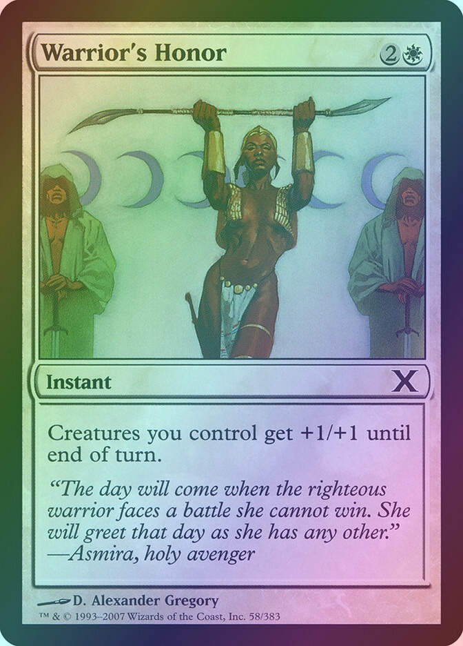 Warrior's Honor (10E) (58) / Foil