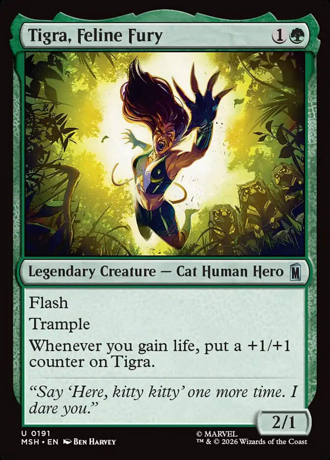 Tigra, Feline Fury (MSH) (191)