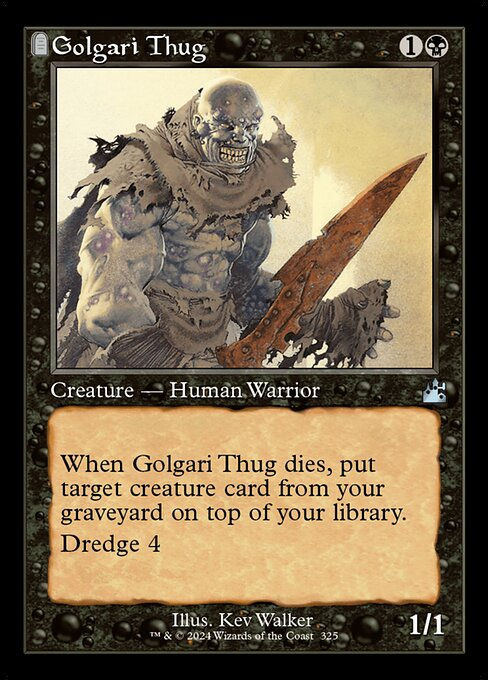 Golgari Thug (rvr) (325) / Retro