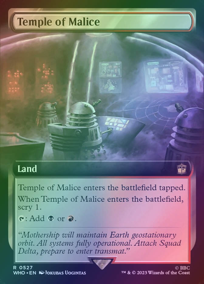 Temple of Malice (WHO) (527) / Extended Art / Foil