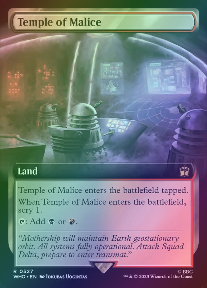 Temple of Malice (WHO) (527) / Extended Art / Foil