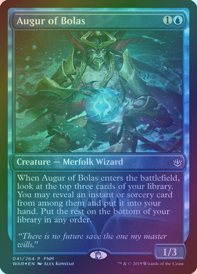 Augur of Bolas (PWAR) (41) / Foil