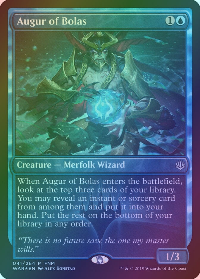 Augur of Bolas (PWAR) (41) / Foil