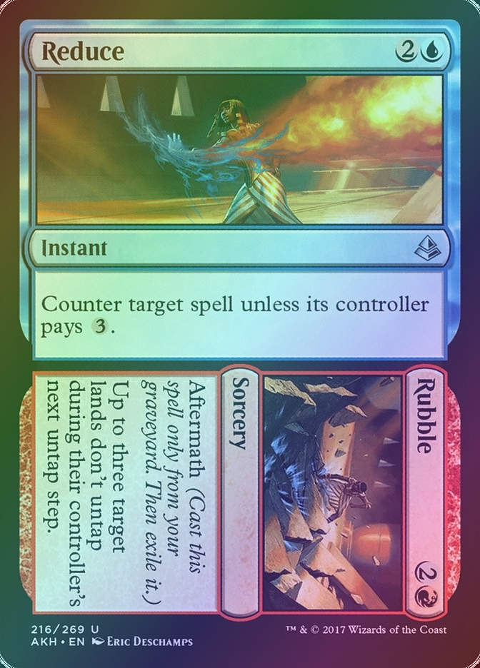 Reduce // Rubble (AKH) (216) / Foil