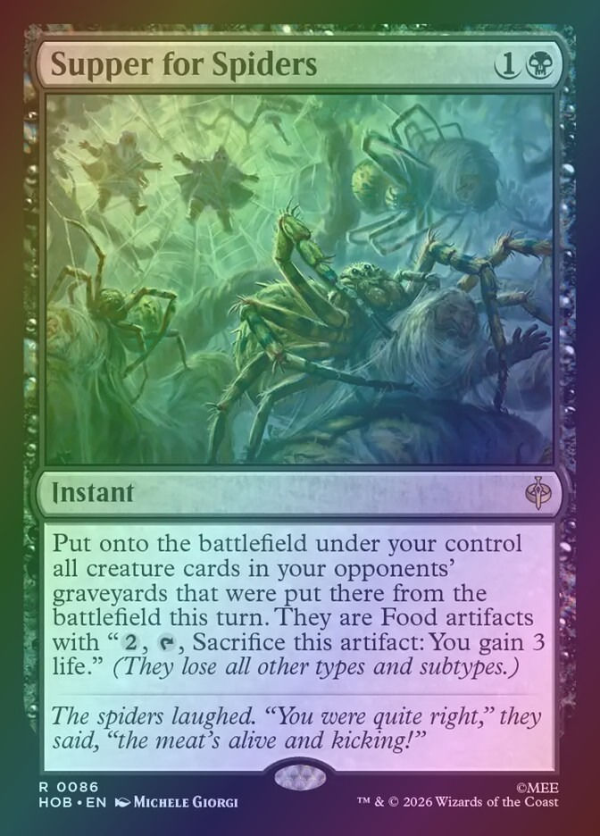 Supper for Spiders (HOB) (86) / Foil