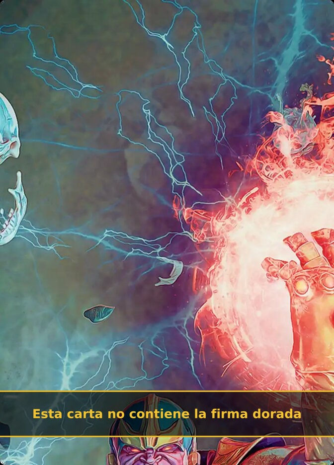 Thanos, the Mad Titan (AMSH) (2c) / No Firmada