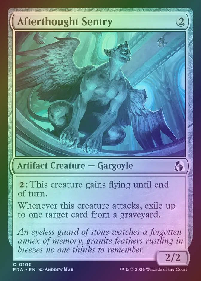 Afterthought Sentry (FRA) (166) / Foil