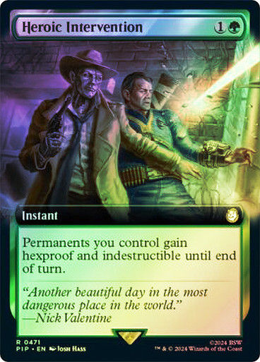 Heroic Intervention (pip) (471) / Extended Art Foil