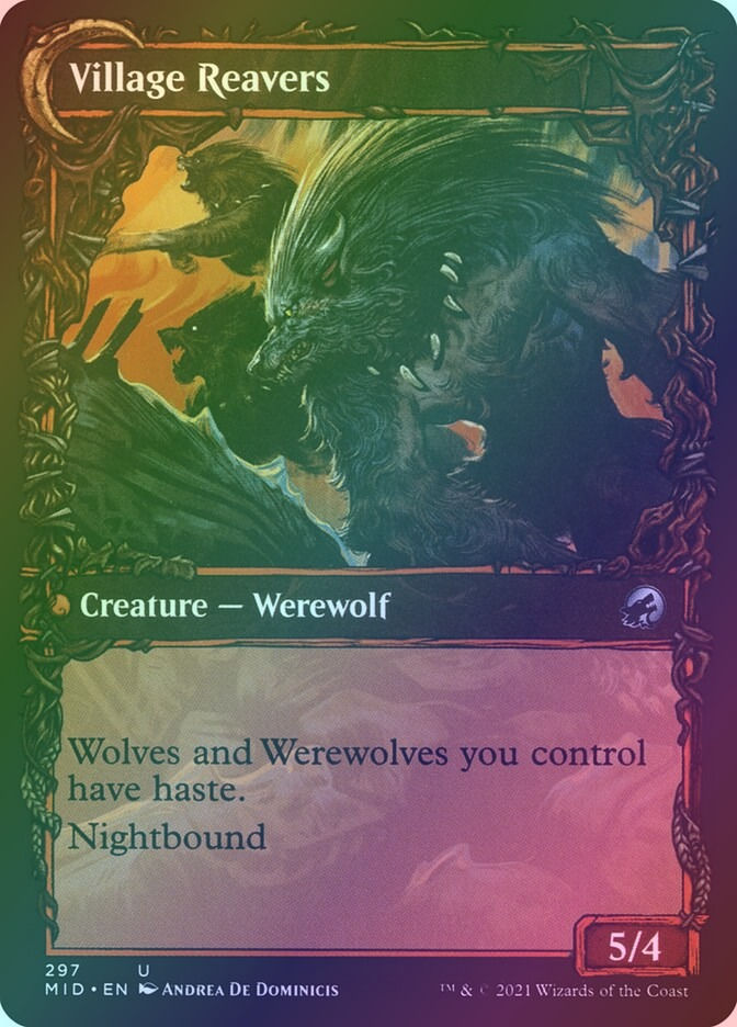 Village Watch // Village Reavers (MID) (297) / Showcase / Foil — cara 2 de 2