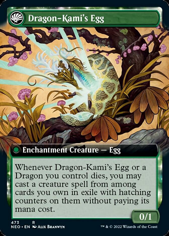 The Dragon-Kami Reborn // Dragon-Kami's Egg (NEO) / Extended Art — cara 2 de 2