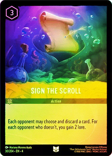 Sign the Scroll (LOR_URS) / Foil