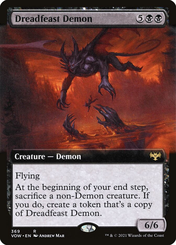 Dreadfeast Demon (VOW) (369) / Extended Art