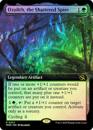 Ozolith, the Shattered Spire (mom_372) / Extended Art / Foil