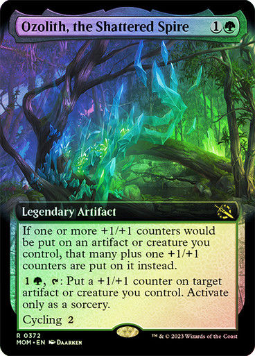 Ozolith, the Shattered Spire (mom_372) / Extended Art / Foil