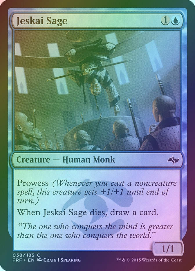 Jeskai Sage (FRF) (38) / Foil