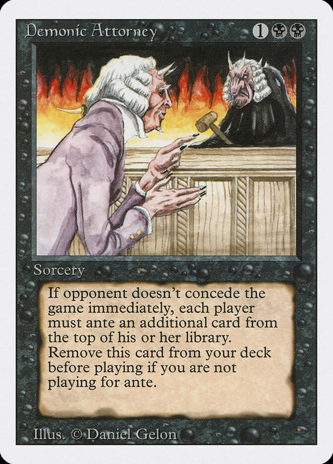 Demonic Attorney (3ED) (103)