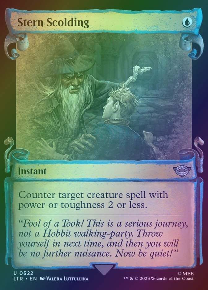 Stern Scolding (LTR) (522) / Showcase / Foil
