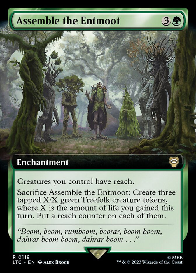 Assemble the Entmoot (LTC) (119) / Extended Art