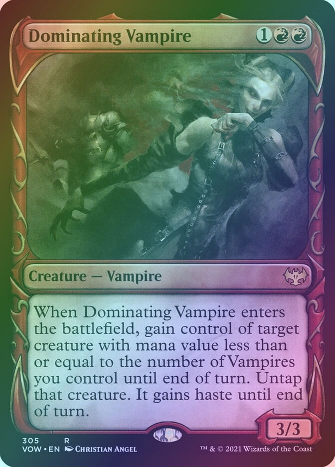 Dominating Vampire (VOW) (305) / Showcase / Foil