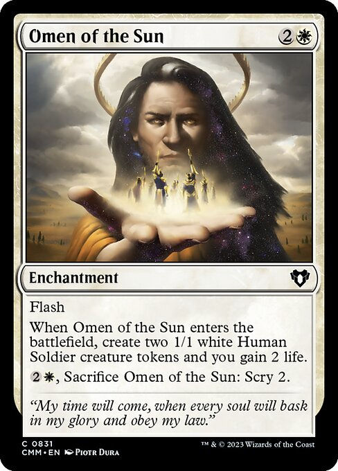 Omen of the Sun (cmm) (Commander Deck)