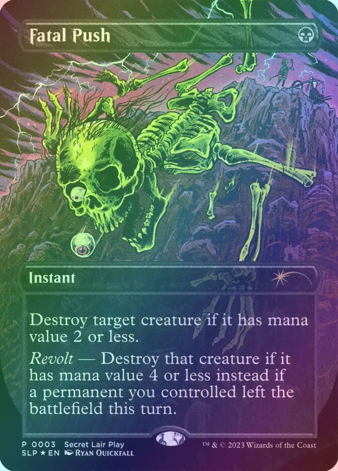 Fatal Push (SLP) (3) / Borderless / Foil