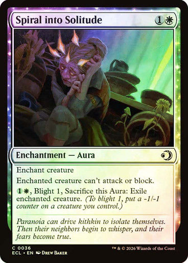 Spiral into Solitude (ECL) (36) / Foil