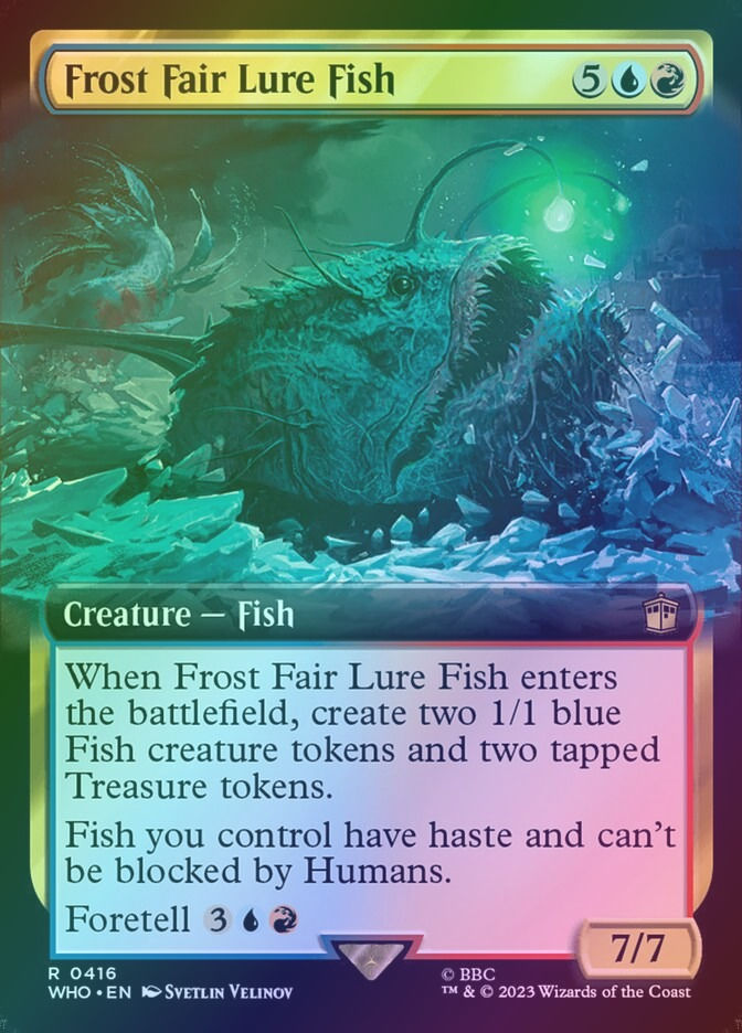Frost Fair Lure Fish (WHO) (416) / Extended Art / Foil