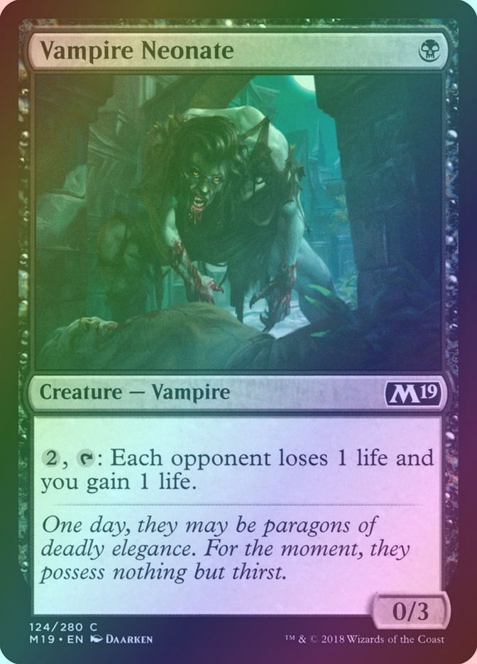 Vampire Neonate (M19) (124) / Foil