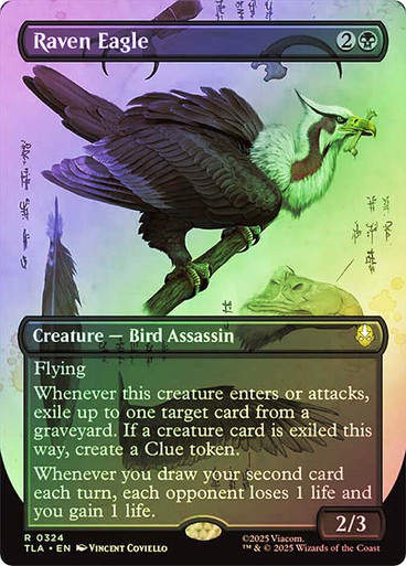 Raven Eagle (TLA) (324) / Borderless / Foil