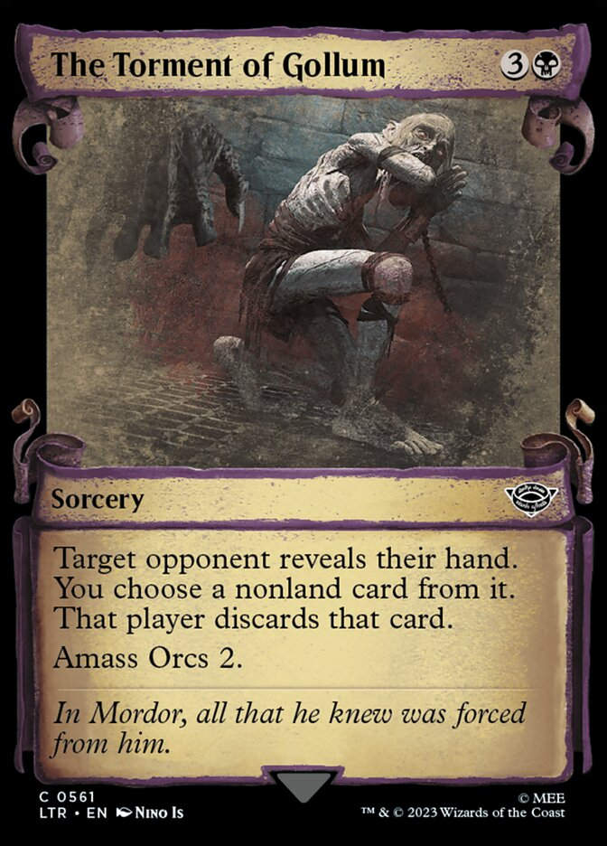 The Torment of Gollum (LTR) (561) / Showcase