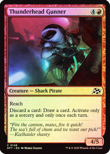 Thunderhead Gunner (DFT) (148) / Foil