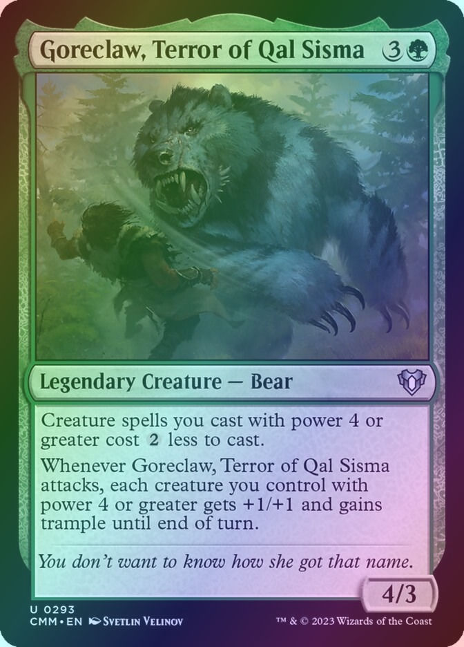 Goreclaw, Terror of Qal Sisma (CMM) (293) / Foil