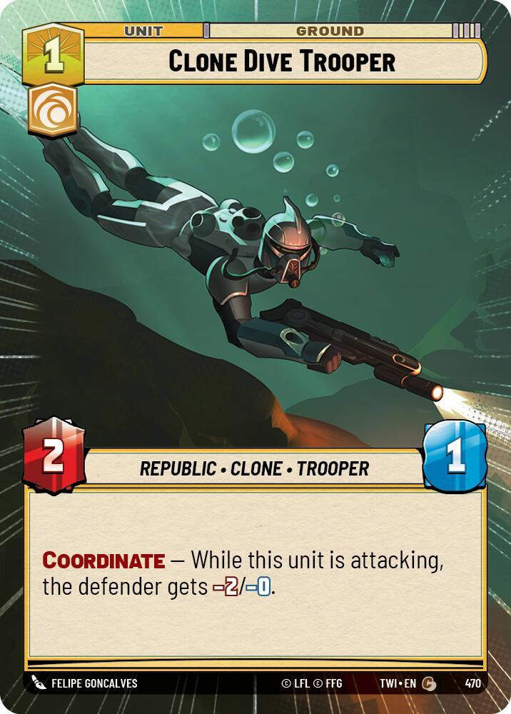 Clone Dive Trooper (Hyperspace) (TWI) (470) / Foil