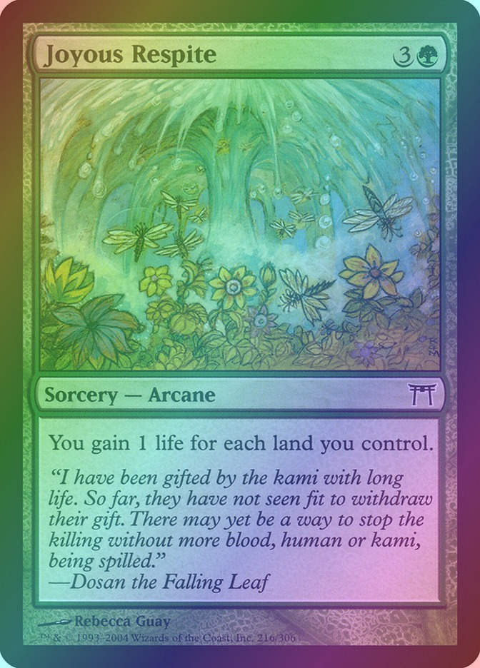 Joyous Respite (CHK) (216) / Foil