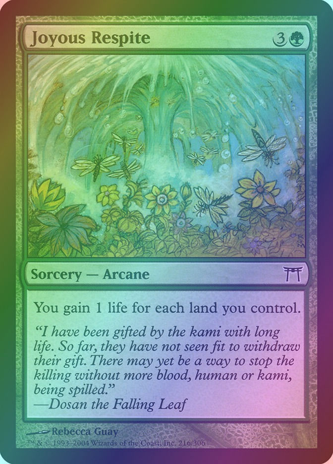 Joyous Respite (CHK) (216) / Foil