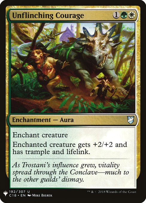 Unflinching Courage (PLST) (C18-192)