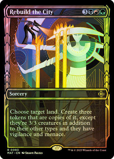 Rebuild the City (MAT) / Showcase / Foil