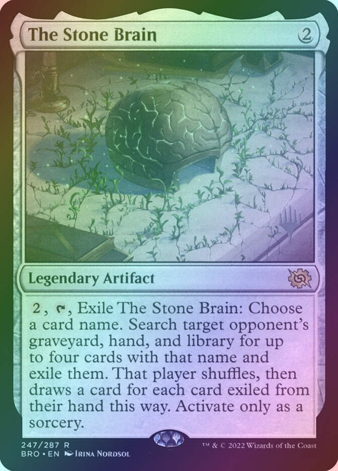 The Stone Brain (PBRO) (247p) / Foil