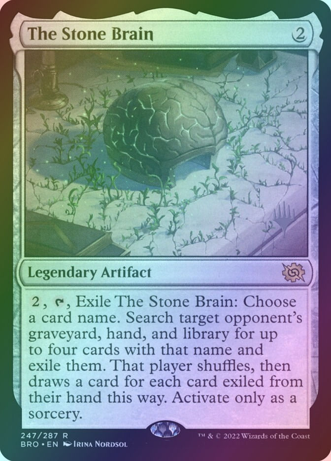 The Stone Brain (PBRO) (247p) / Foil
