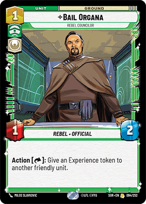 Bail Organa - Rebel Councilor (SOR_#094/252)