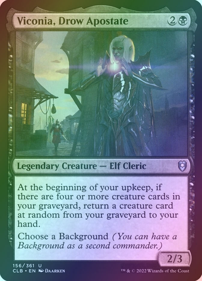 Viconia, Drow Apostate (CLB) (156) / Foil