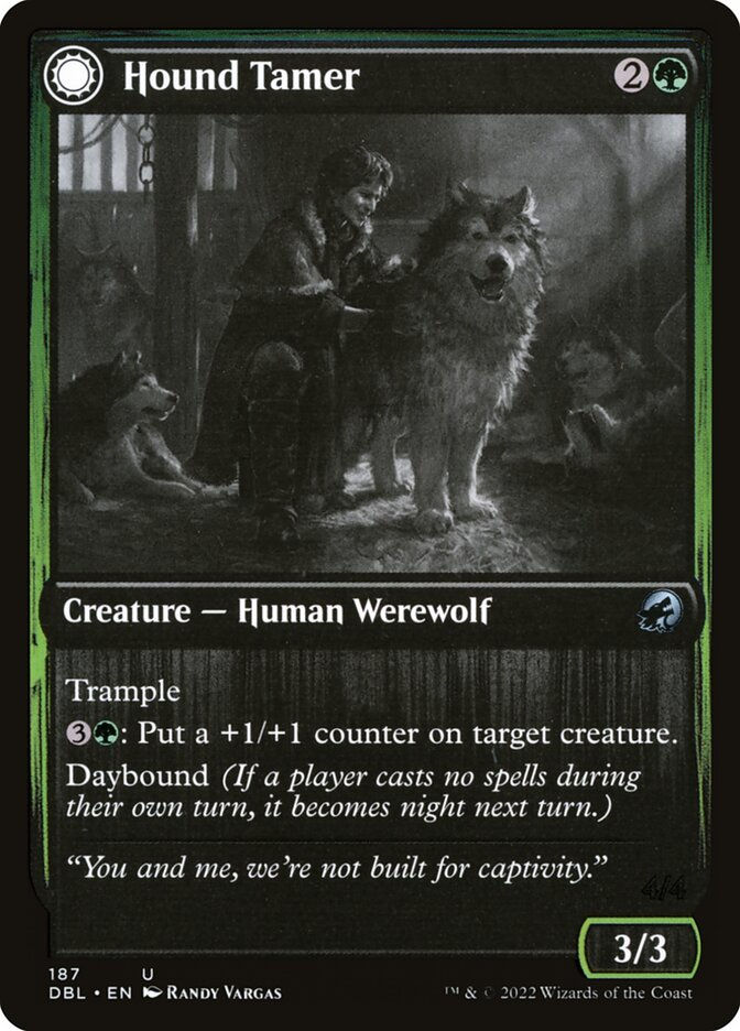 Hound Tamer // Untamed Pup (DBL) (187) — cara 1 de 2