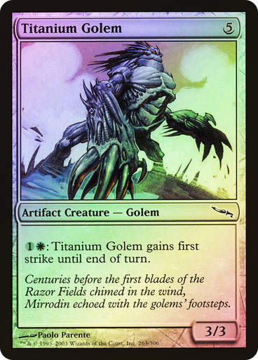 Titanium Golem (MRD) (263) / Foil
